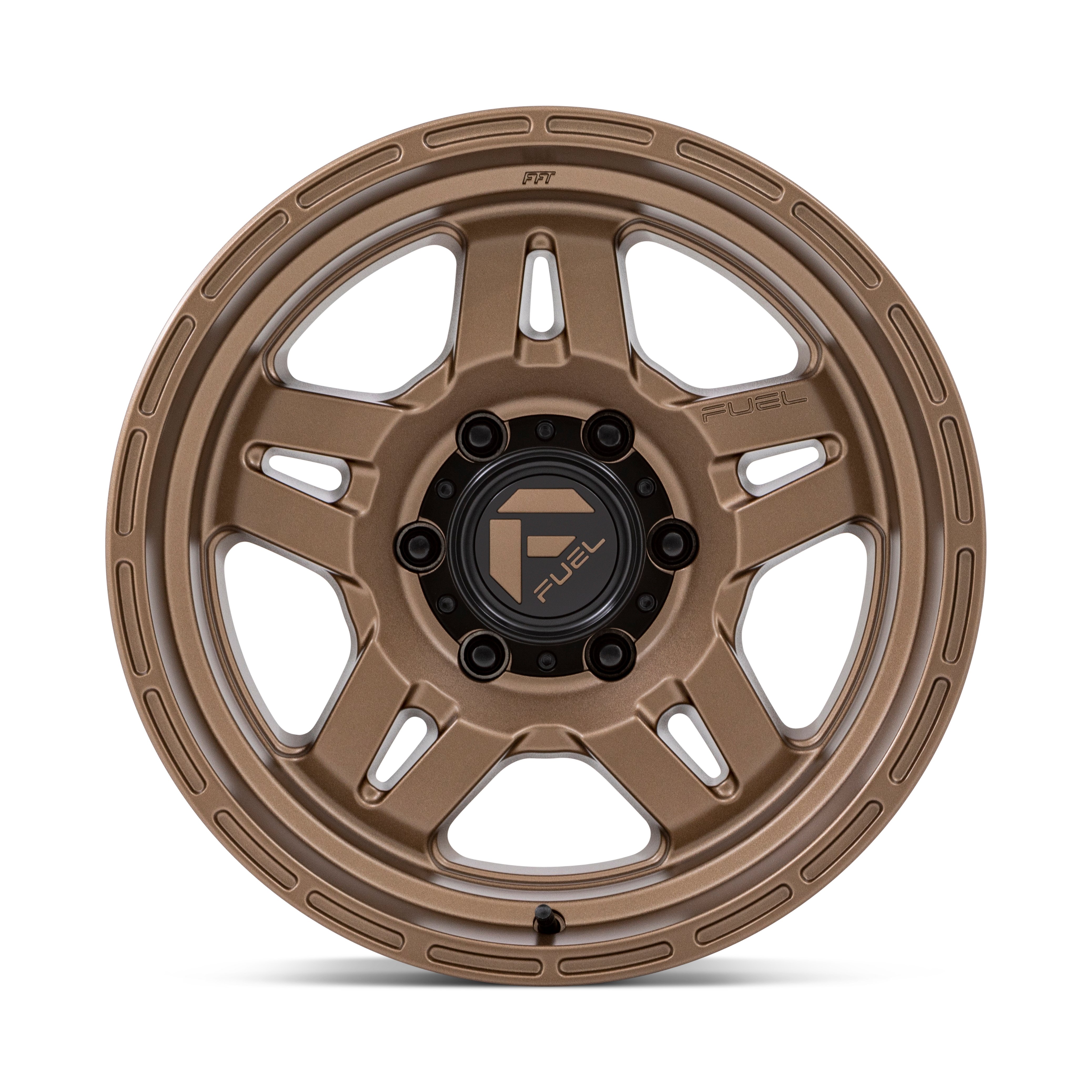 Fuel Wheels | OXIDE Front View Bronze