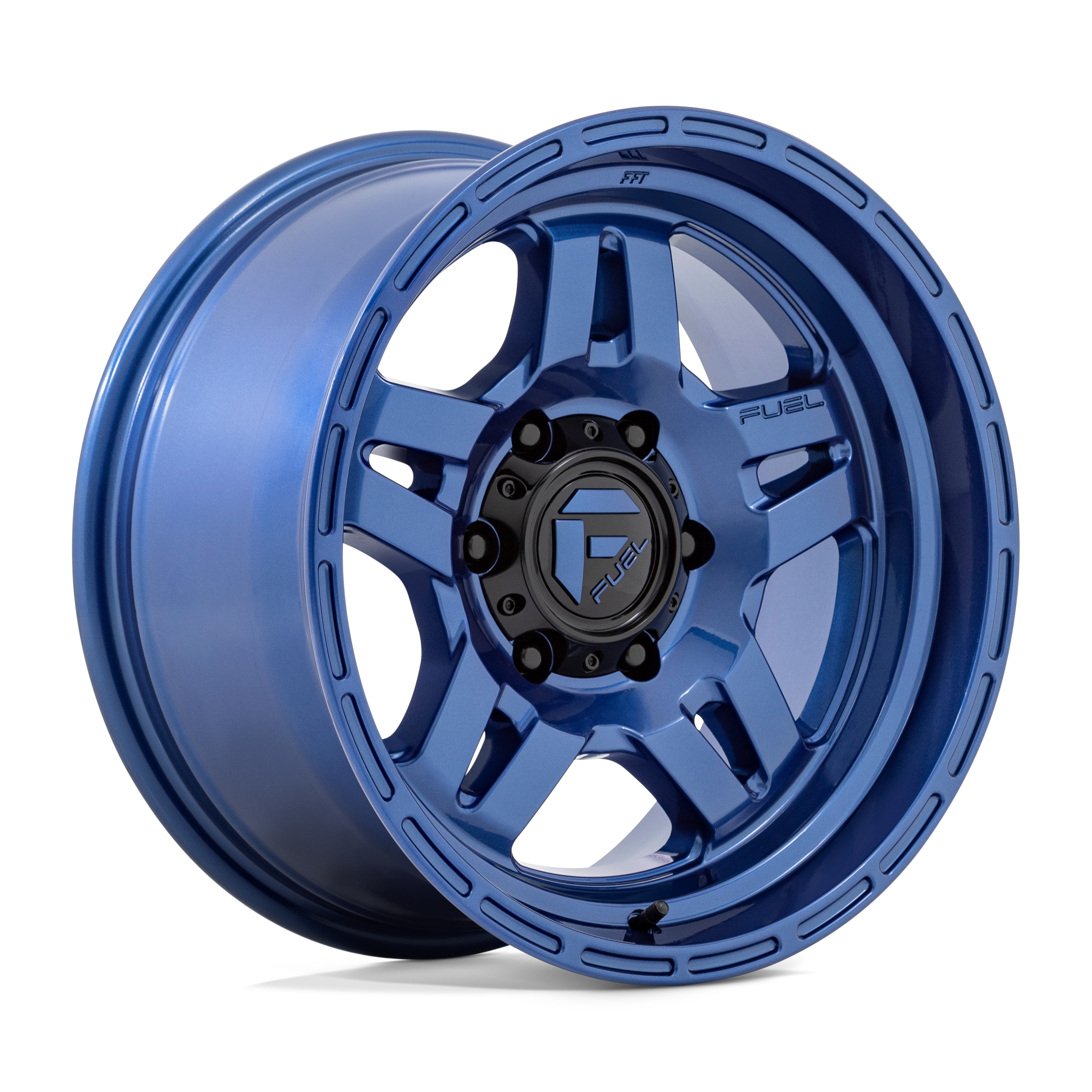 Fuel Wheels | OXIDE Front View Blue