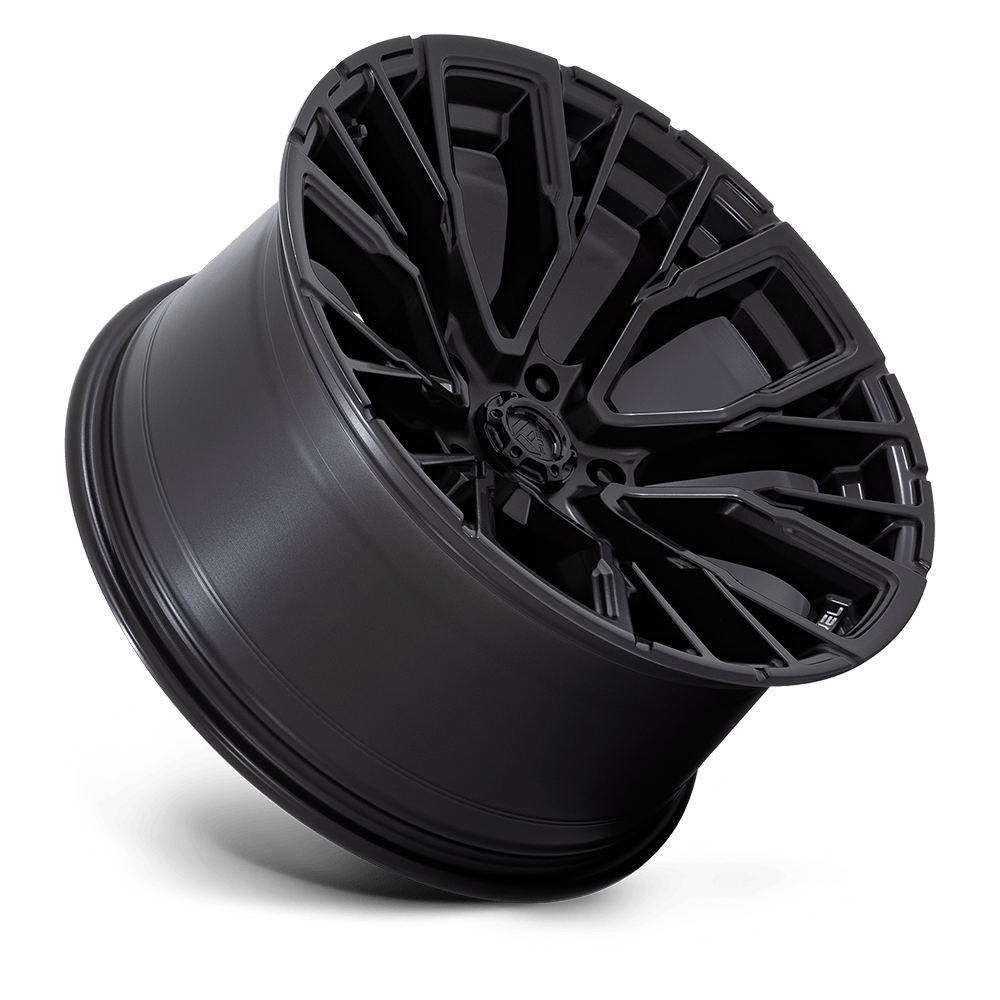 Fuel Wheels | REBAR Front View Black