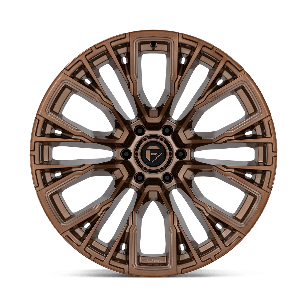 Fuel Wheels | REBAR Front View Bronze