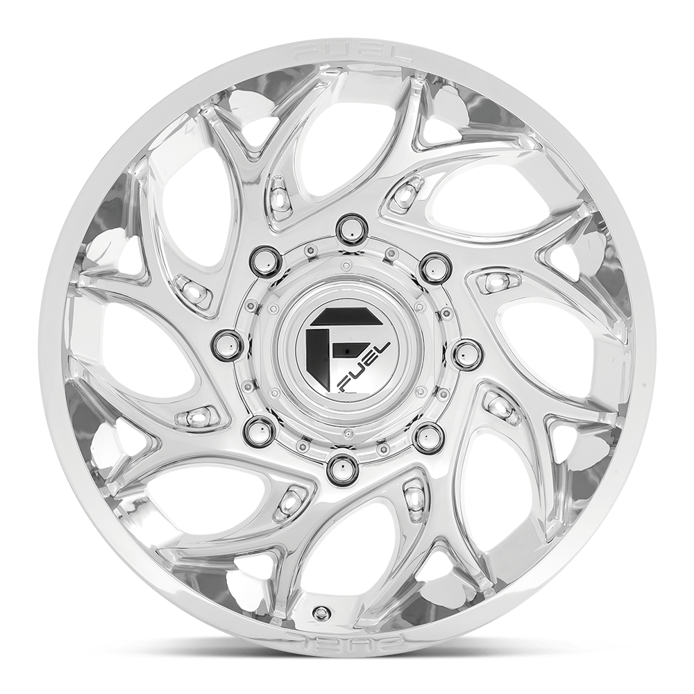 Fuel Wheels | RUNNER DUALLY Front View Chrome