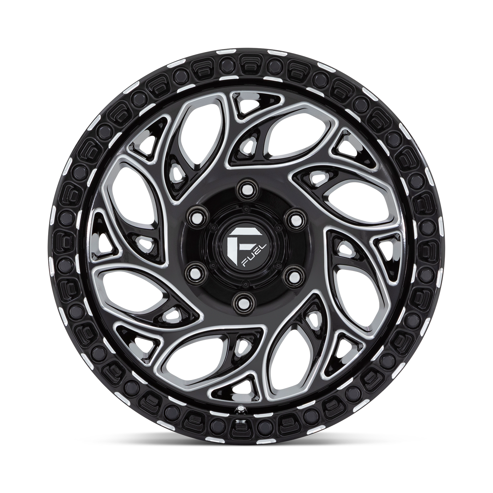 Fuel Wheels | RUNNER OR Front View Black