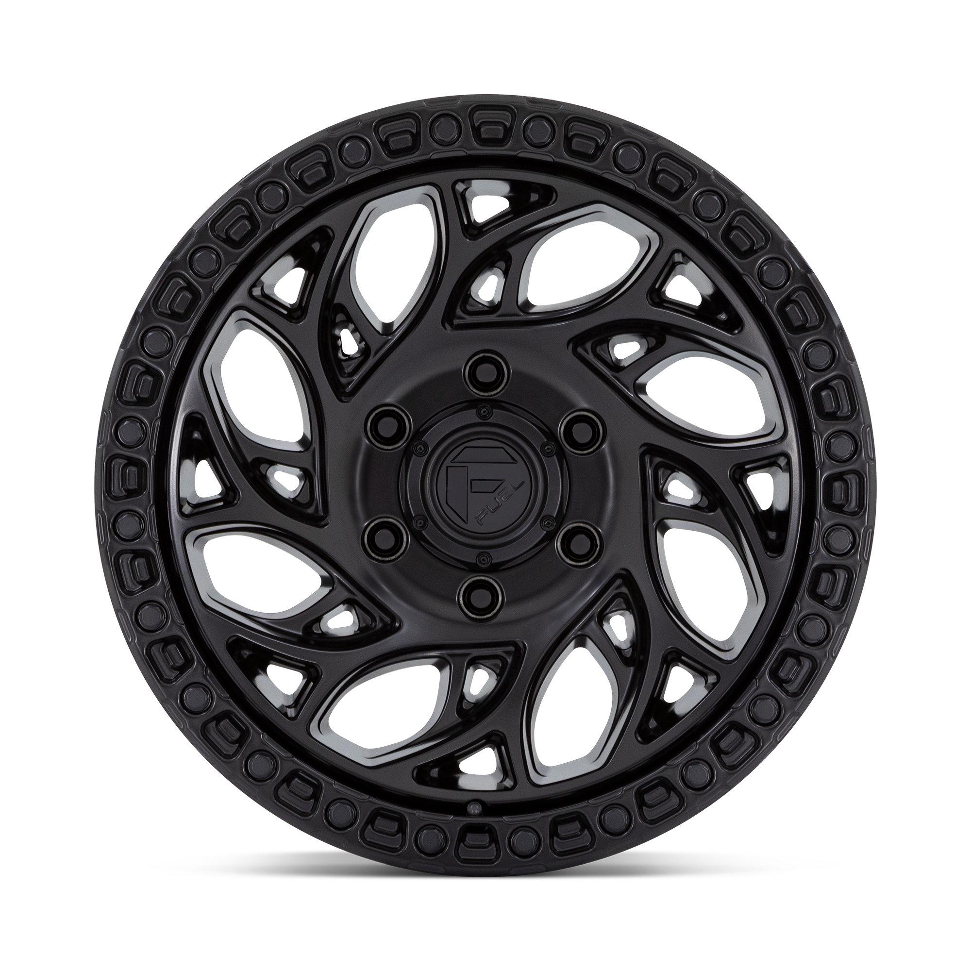 Fuel Wheels | RUNNER OR Front View Black