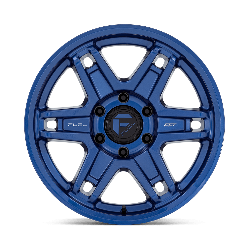 Fuel Wheels | SLAYER Front View Blue