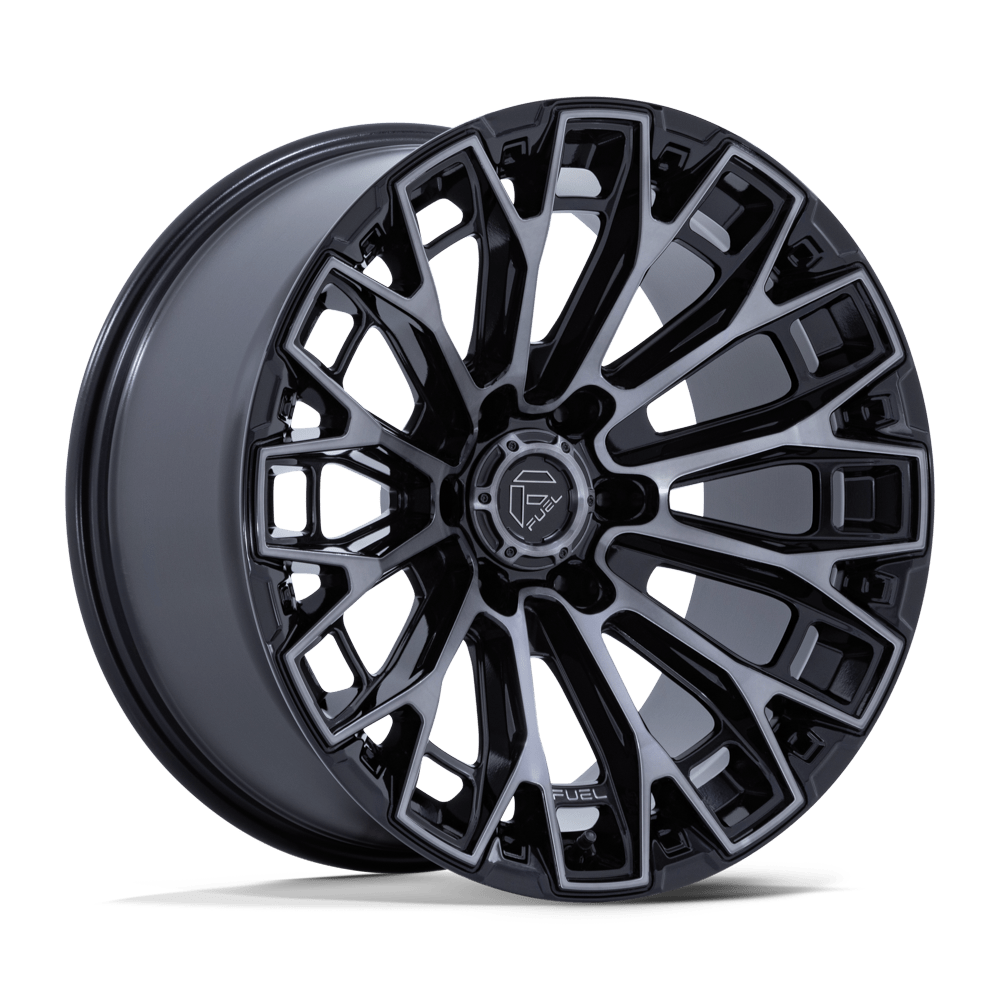 Fuel Wheels | TRAX Front View Black