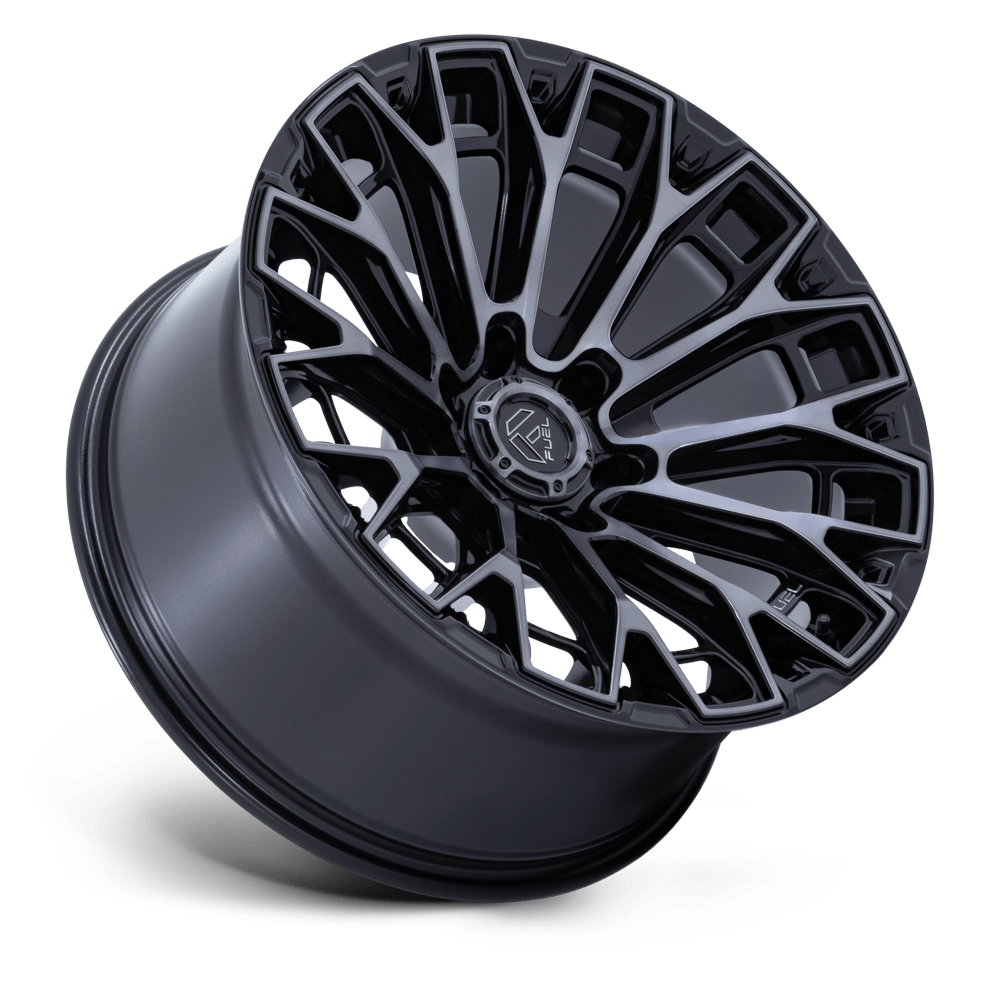 Fuel Wheels | TRAX Front View Black