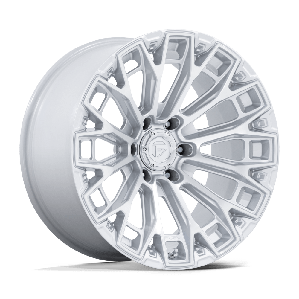 Fuel Wheels | TRAX Front View Silver