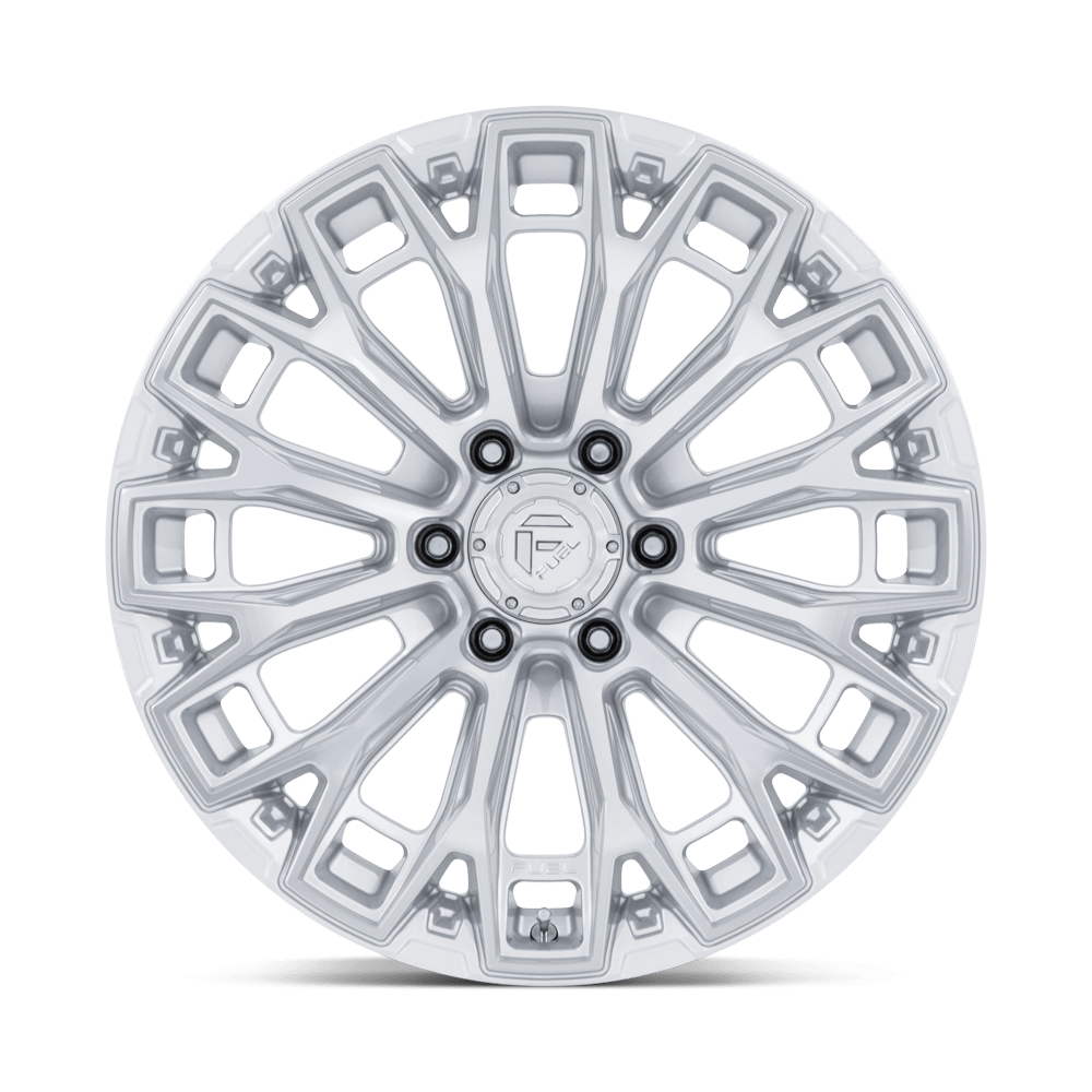 Fuel Wheels | TRAX Front View Silver