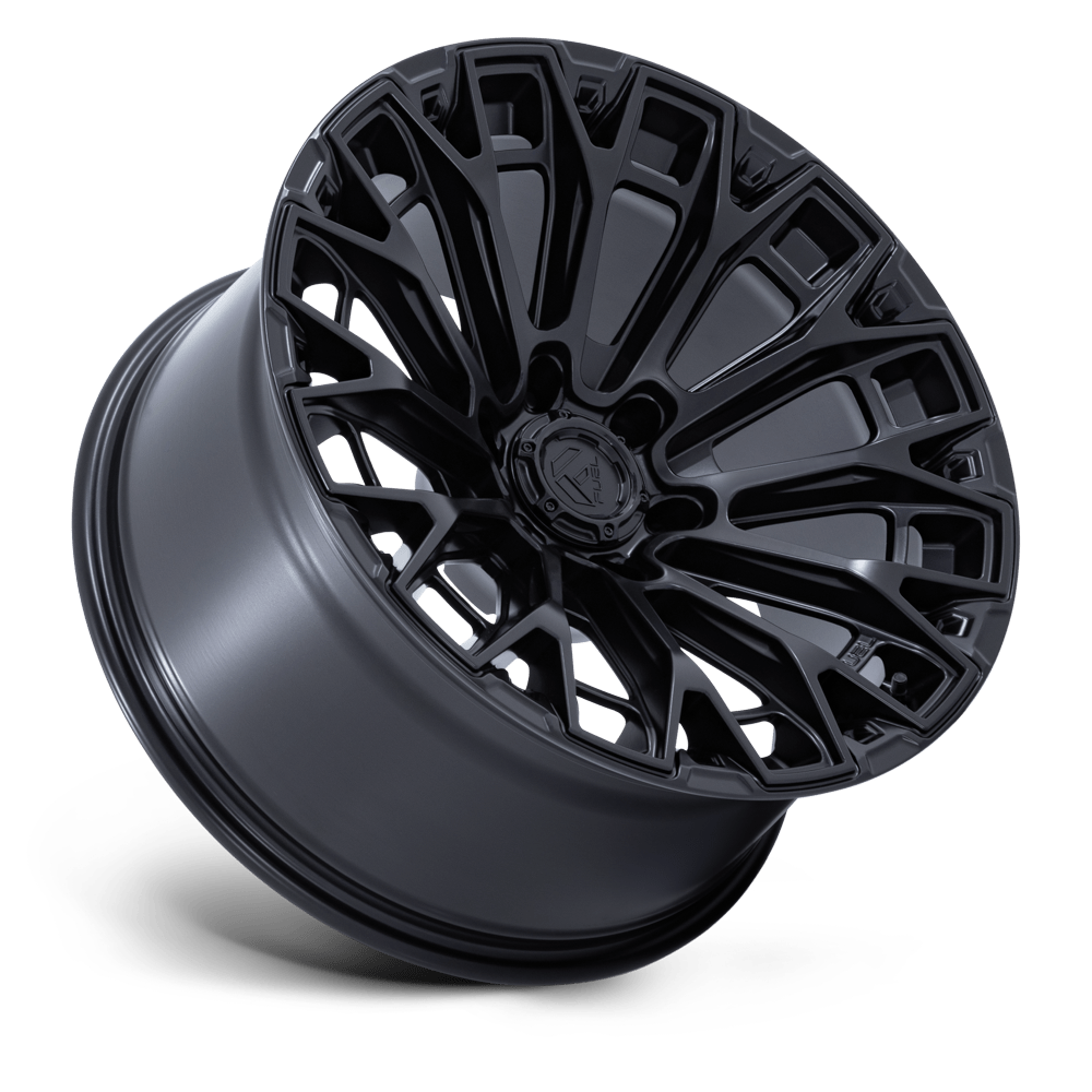 Fuel Wheels | TRAX Front View Black