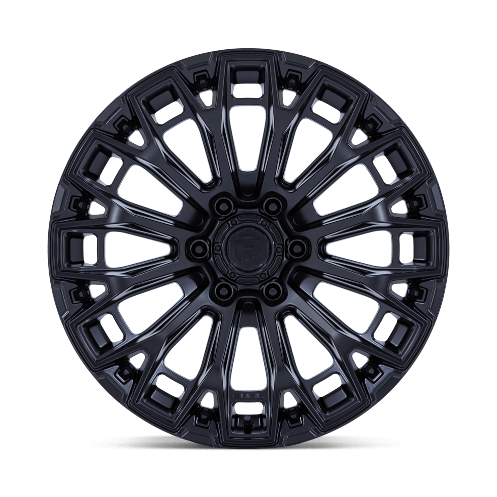 Fuel Wheels | TRAX Front View Black