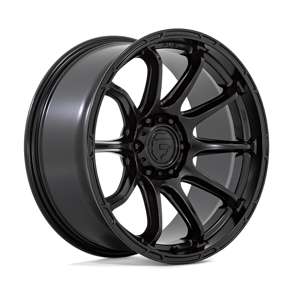 Fuel Wheels | VARIANT Front View Black