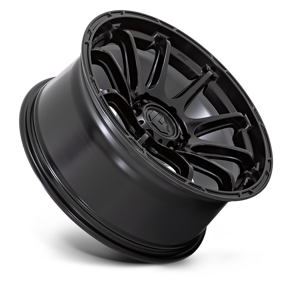 Fuel Wheels | VARIANT Front View Black