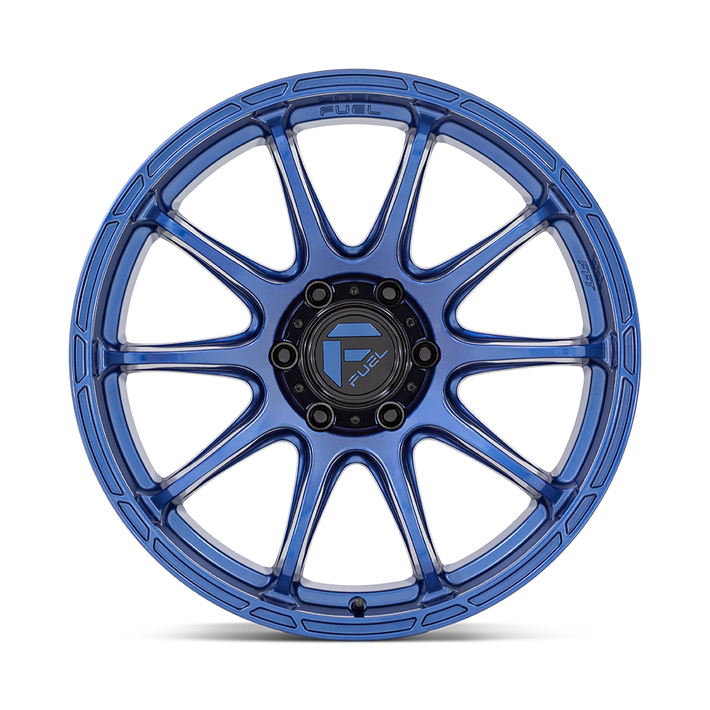 Fuel Wheels | VARIANT Front View Blue