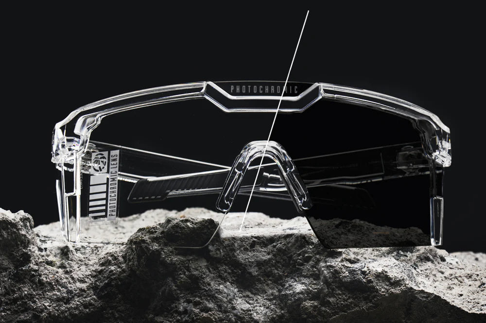 Future Tech | Clear Frame - Photochromic Lens Front View