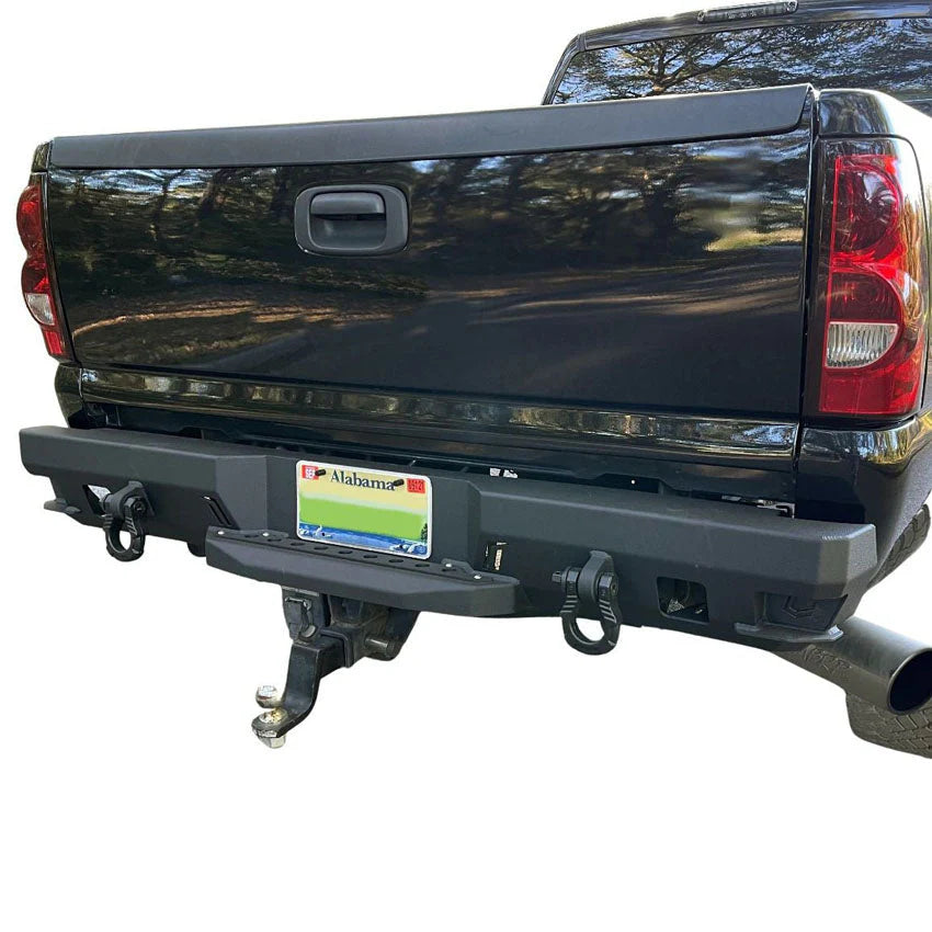 1999-2007 GMC SIERRA 1500/2500/3500 OCTANE REAR BUMPER Front View