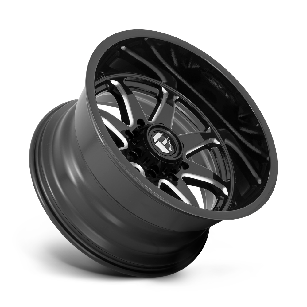 Fuel Wheels | HAMMER Front View Black