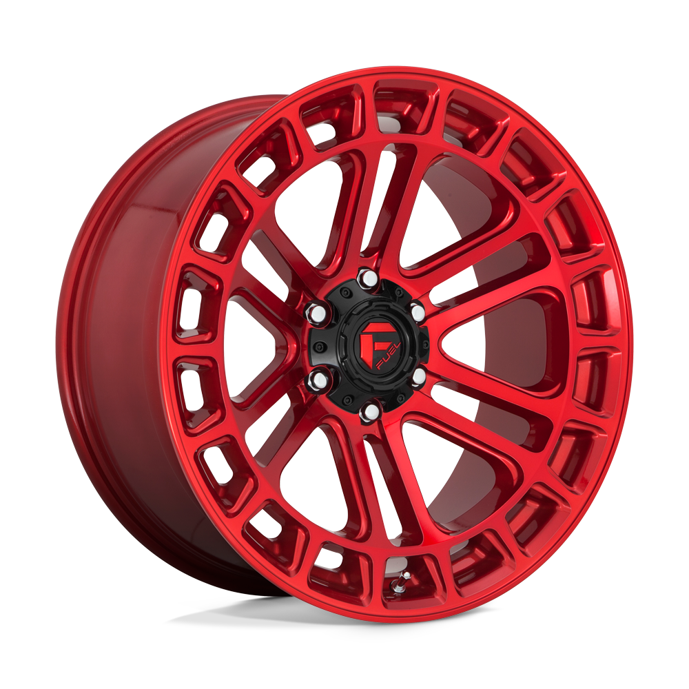 Fuel Wheels | HEATER Front View Red