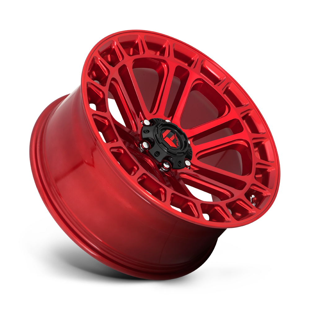 Fuel Wheels | HEATER Front View Red