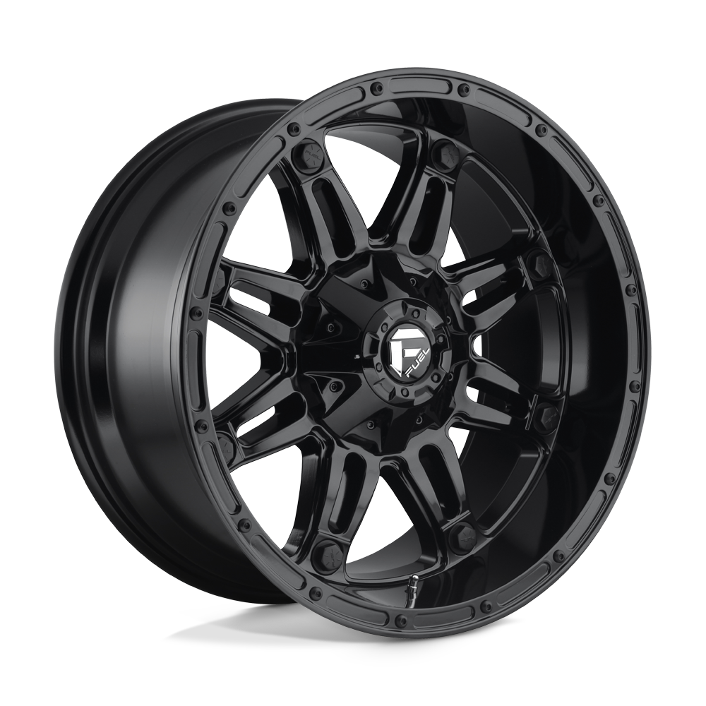 Fuel Wheels | HOSTAGE Front View Black