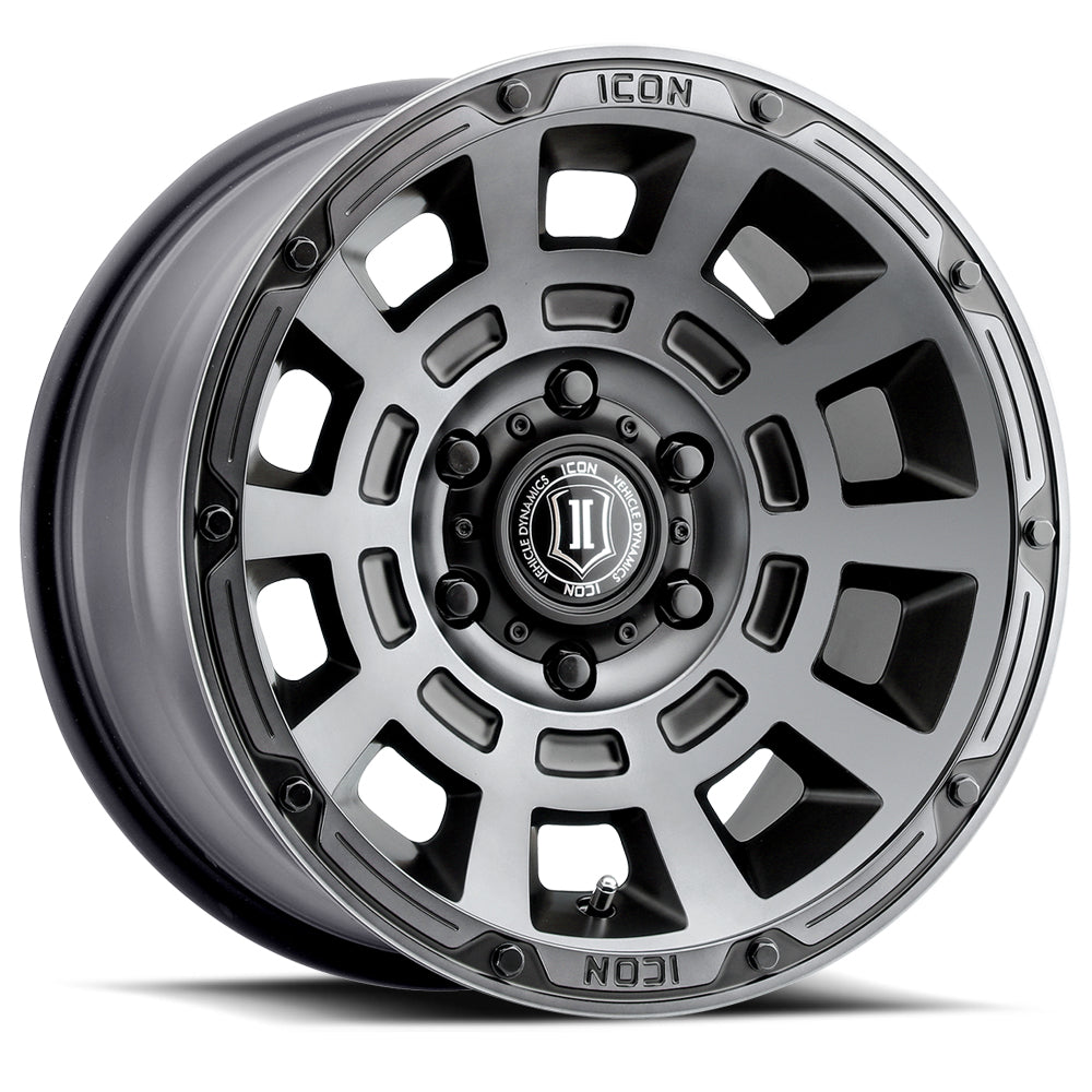 ICON Alloys | Thrust Front View Black