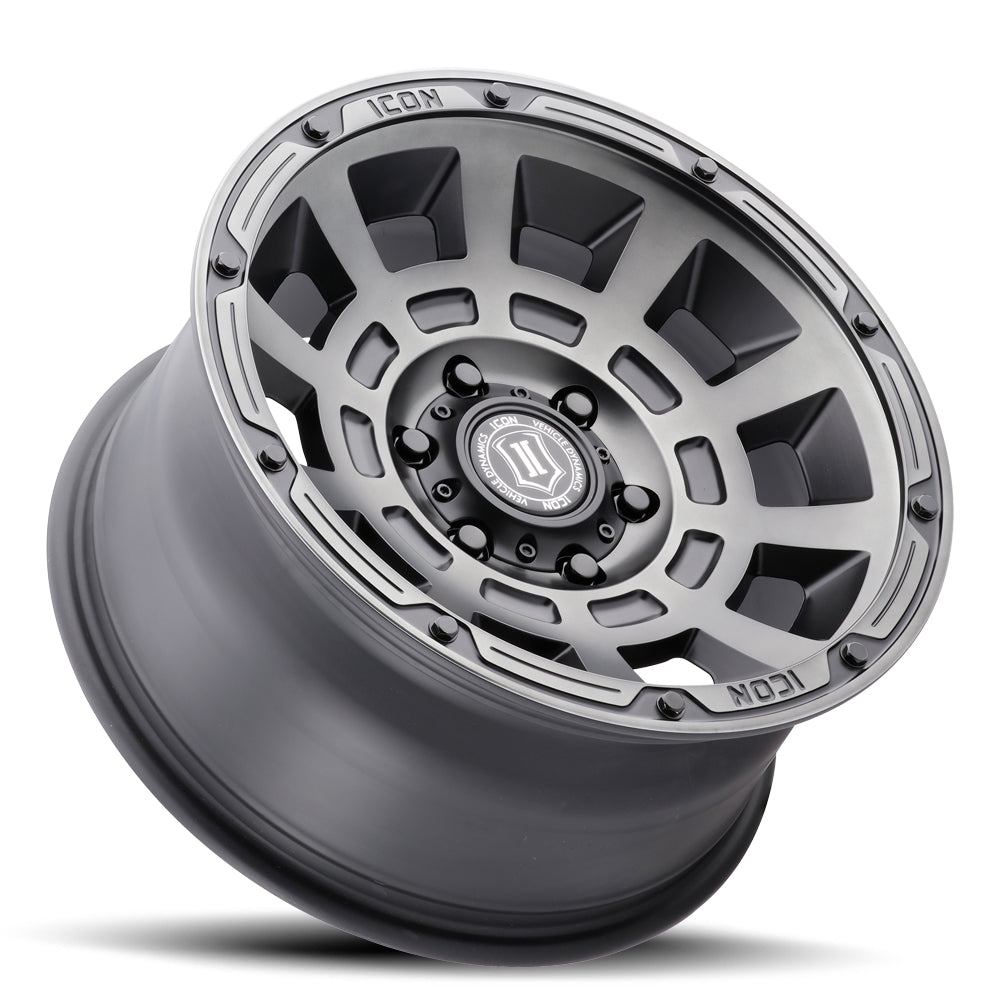 ICON Alloys | Thrust Front View Grey
