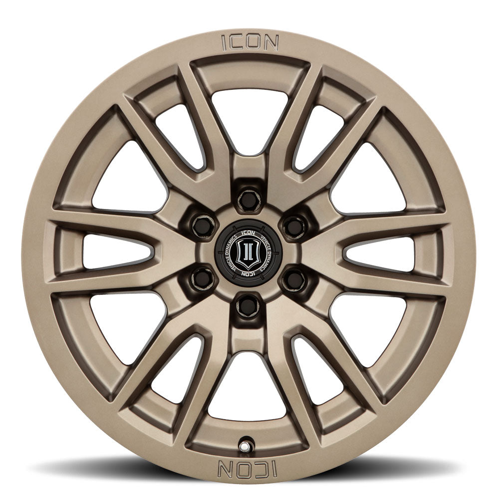 ICON Alloys | Vector 6 Front View Bronze