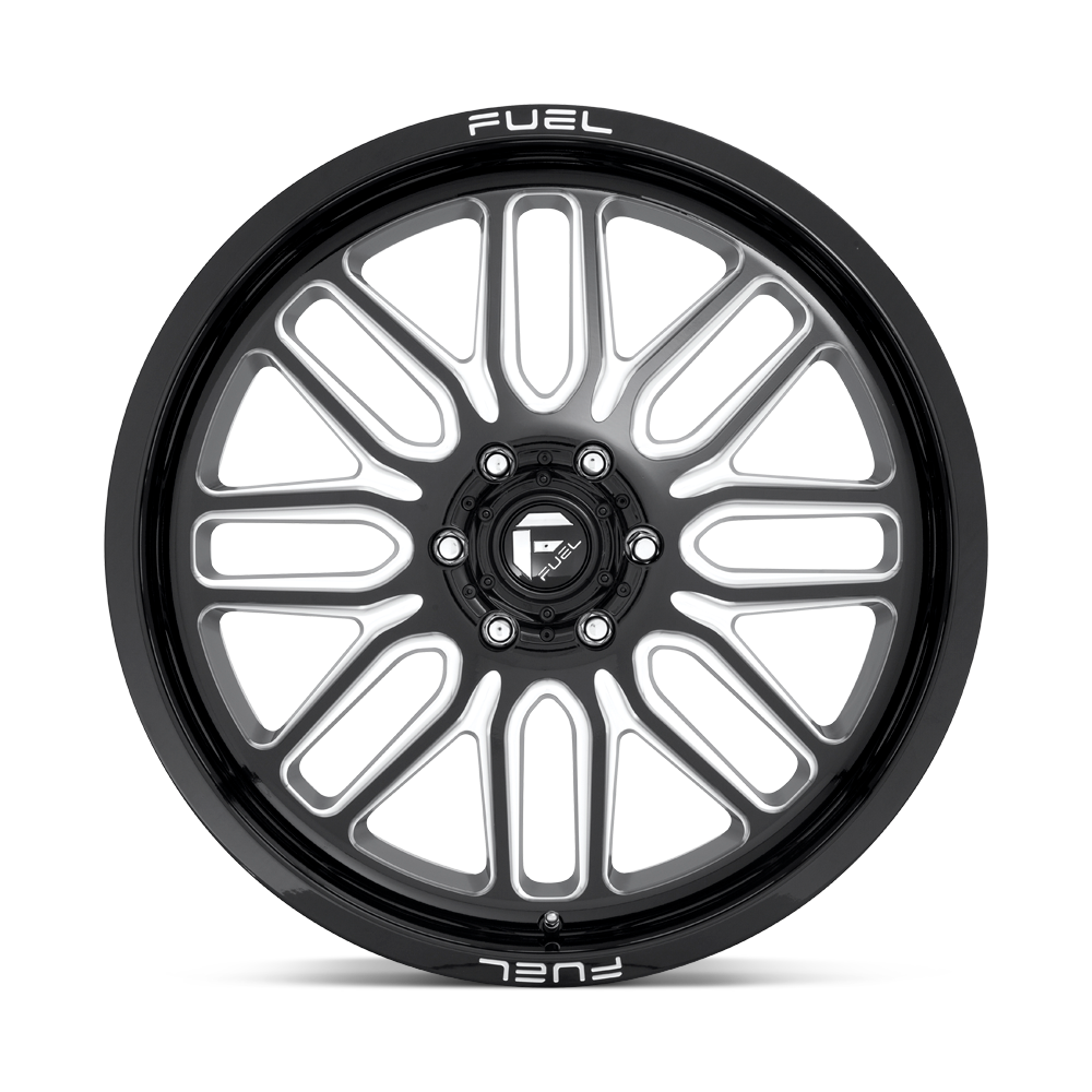 Fuel Wheels | IGNITE Front View Black
