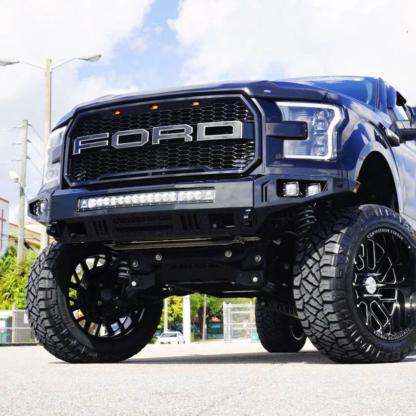 2015-2017 FORD F150 OCTANE FRONT BUMPER Front View