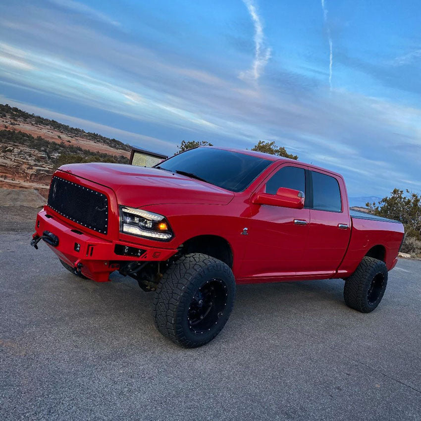 2010-2018 RAM 2500/3500 OCTANE SERIES FRONT WINCH BUMPER Front View