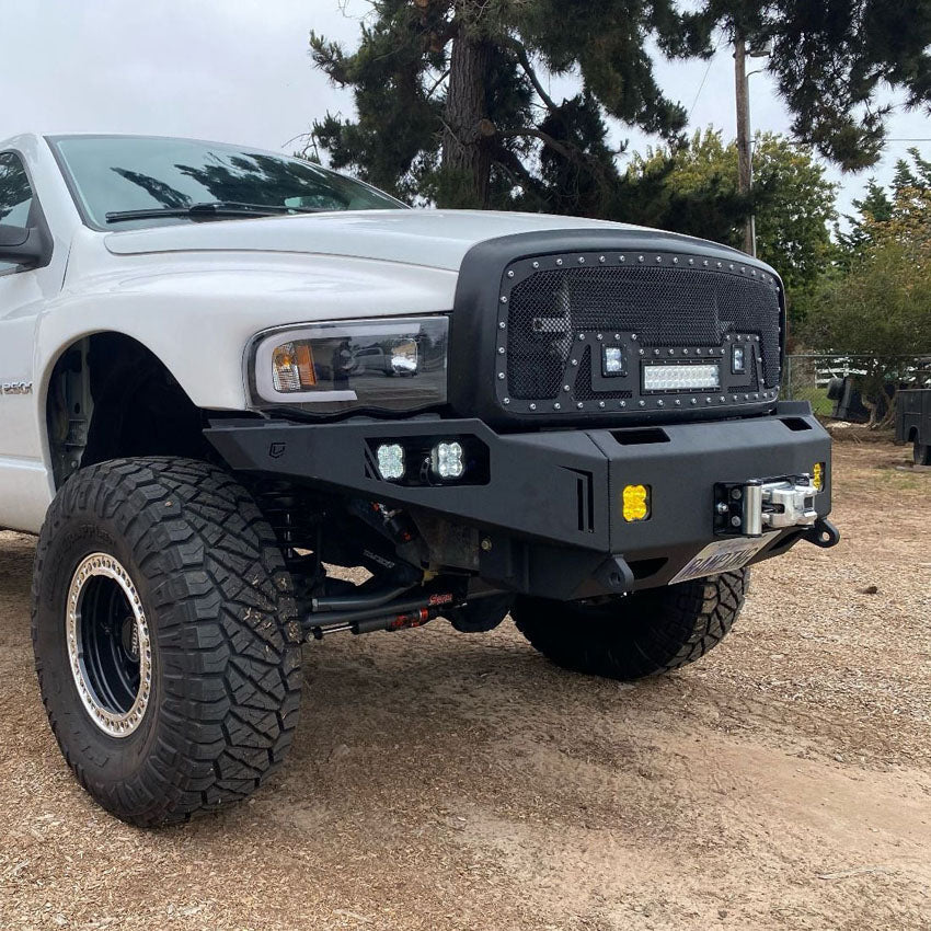 2003-2005 RAM 2500/3500 OCTANE SERIES FRONT WINCH BUMPER Front View