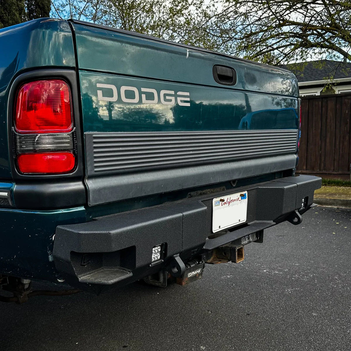 1994-2002 RAM 1500/2500/3500 OCTANE REAR BUMPER Front View