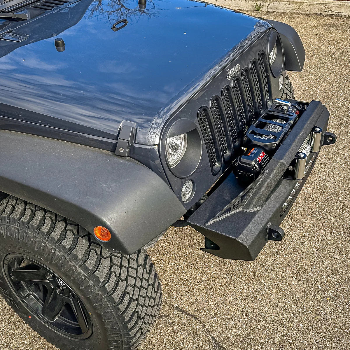 2007-2018 JEEP WRANGLER JK FRONT BUMPER Front View