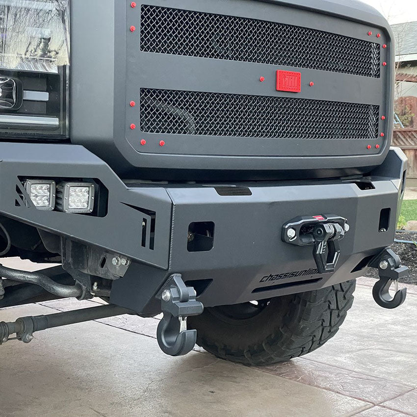 2011-2016 FORD SUPERDUTY F250/F350 OCTANE SERIES FRONT WINCH BUMPER Front View