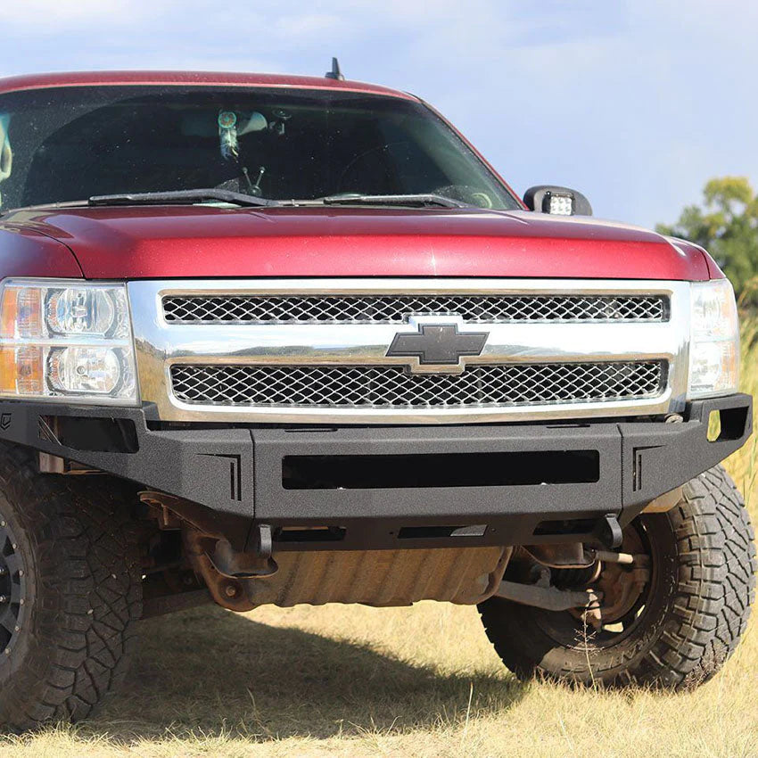 2008-2013 CHEVY SILVERADO 1500 OCTANE FRONT WINCH BUMPER Front View