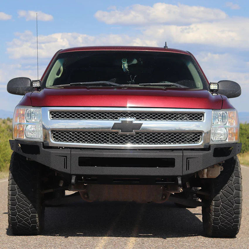 2008-2013 CHEVY SILVERADO 1500 OCTANE FRONT WINCH BUMPER Front View