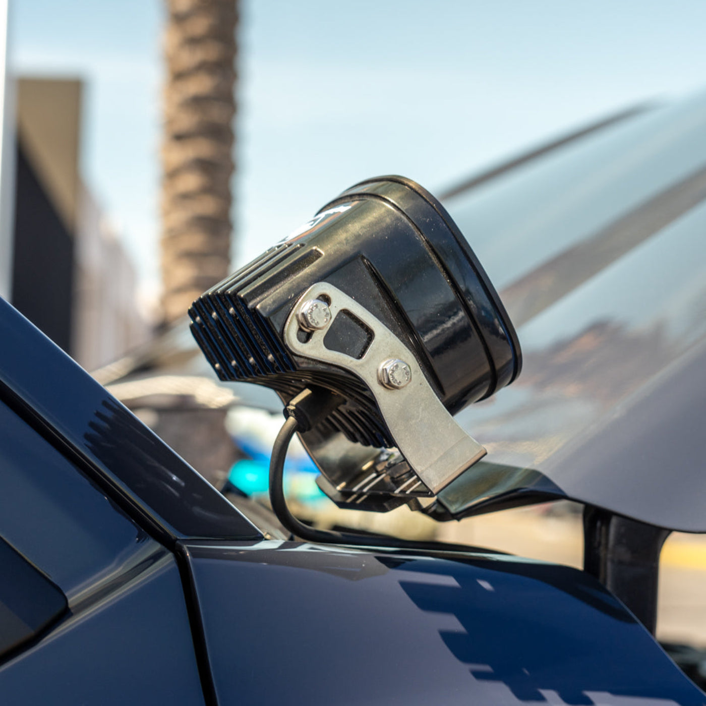 '24-25 Tacoma A-Pillar Light Mounts installed 