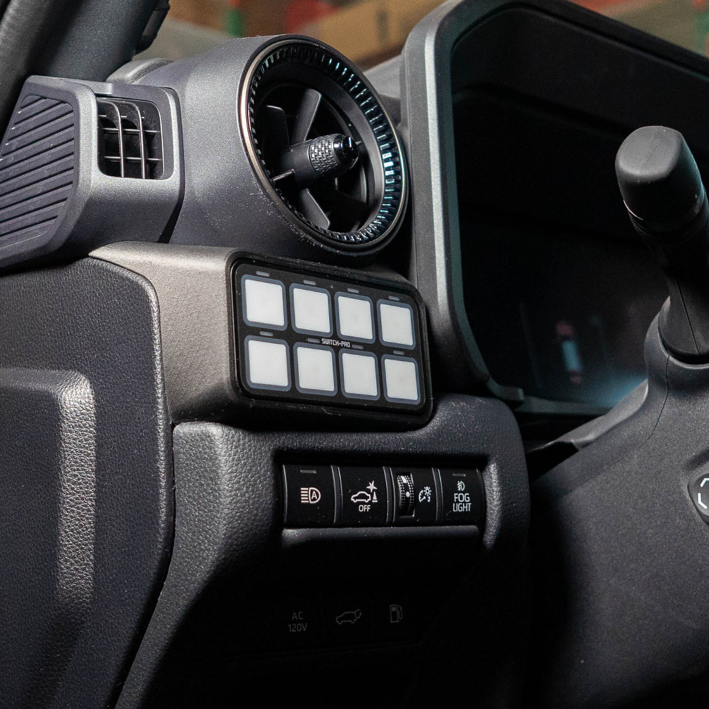 SDHQ Built '24+ LC250 Switch-Pros SP9100 Keypad Mount installed