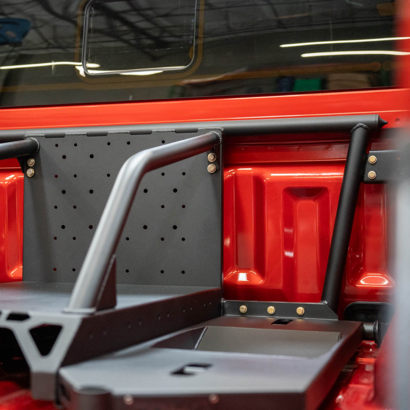 SDHQ Built '24 Ranger/Ranger Raptor In-Bed Chase Rack installed 