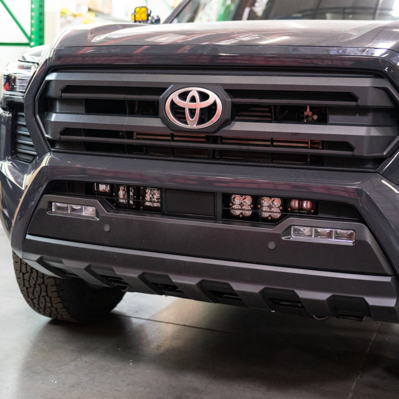 '24 Toyota Tacoma Bumper Light Mount installed 