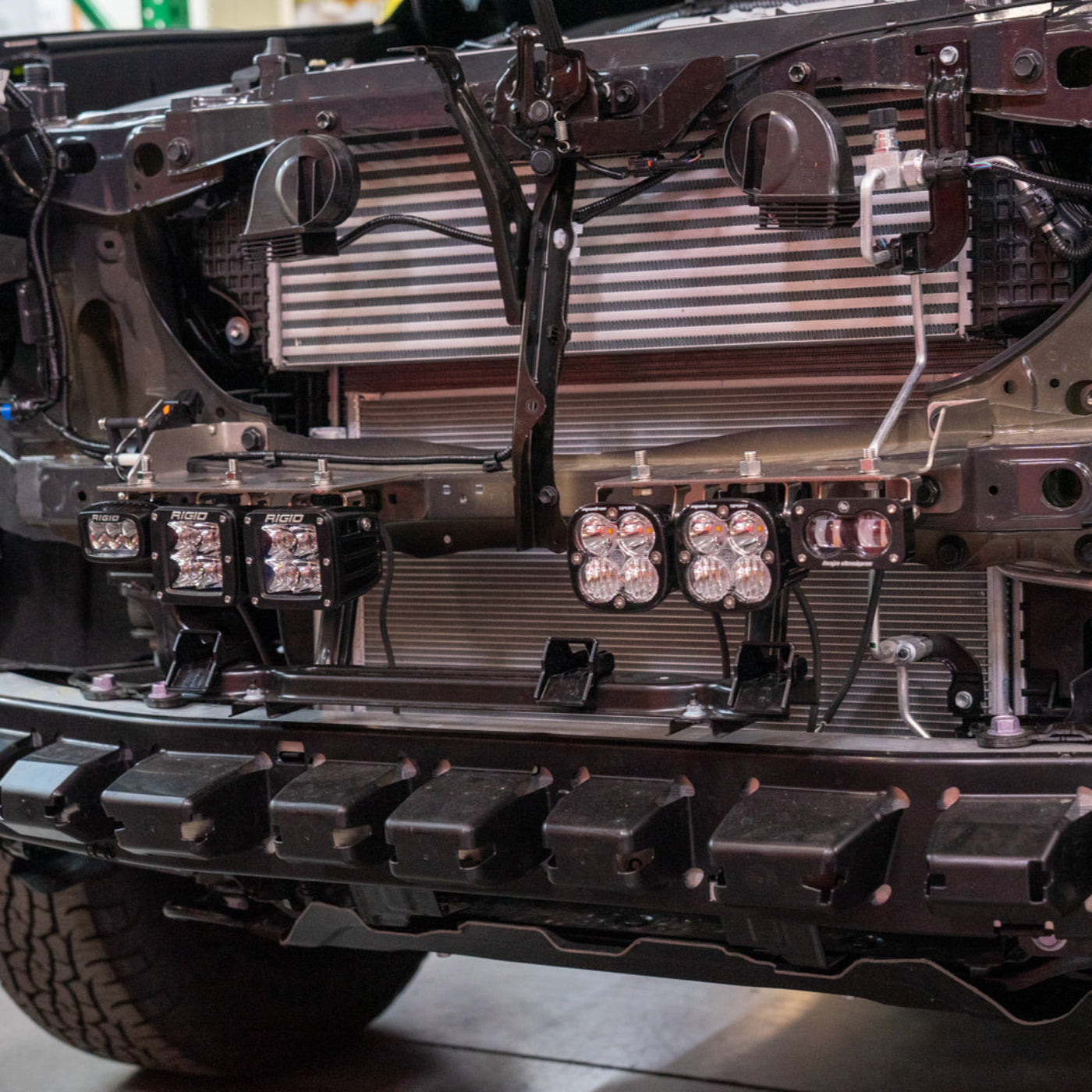 '24 Toyota Tacoma Bumper Light Mount installed