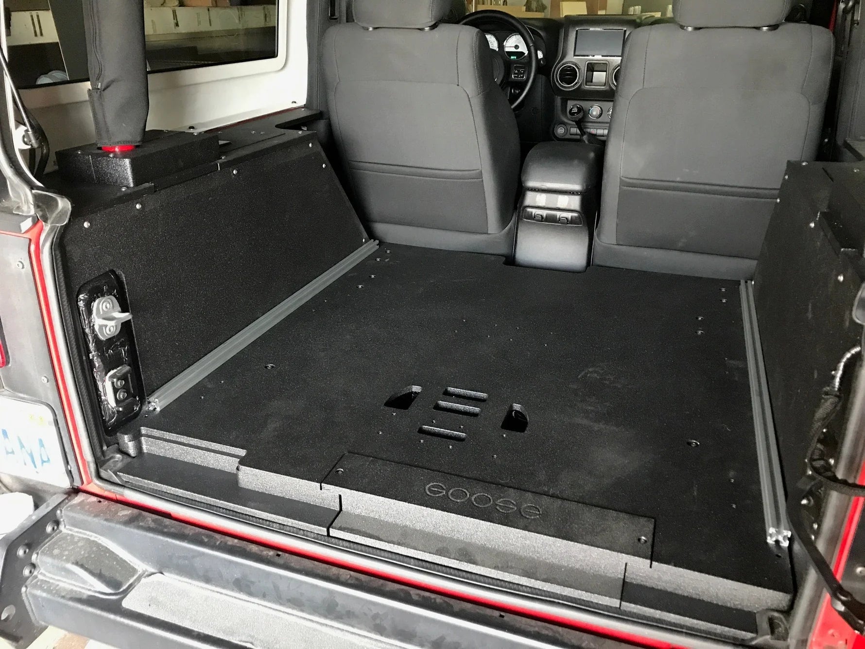 Jeep Wrangler 2007-2018 JK 2 Door - Side Cubbies Front View