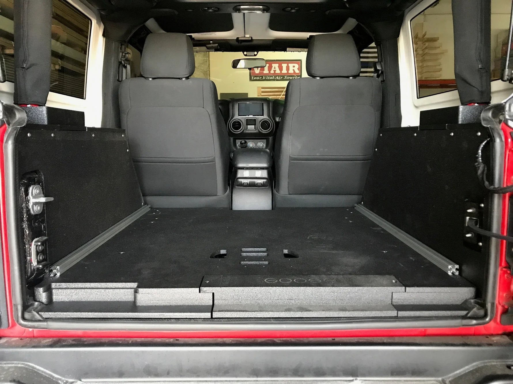 Jeep Wrangler 2007-2018 JK 2 Door - Side Cubbies Front View