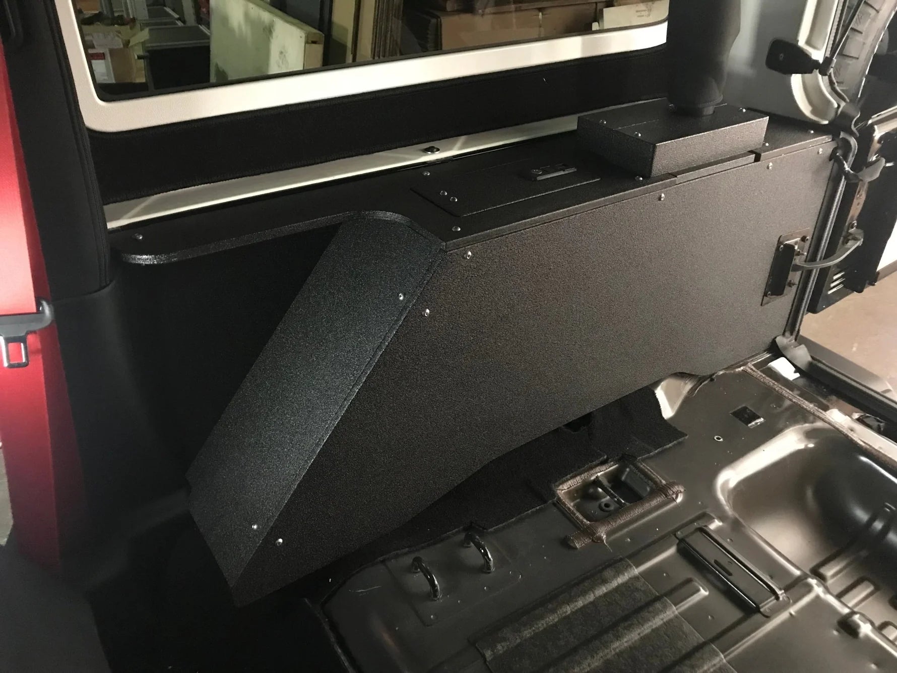 Jeep Wrangler 2007-2018 JK 2 Door - Side Cubbies Front View