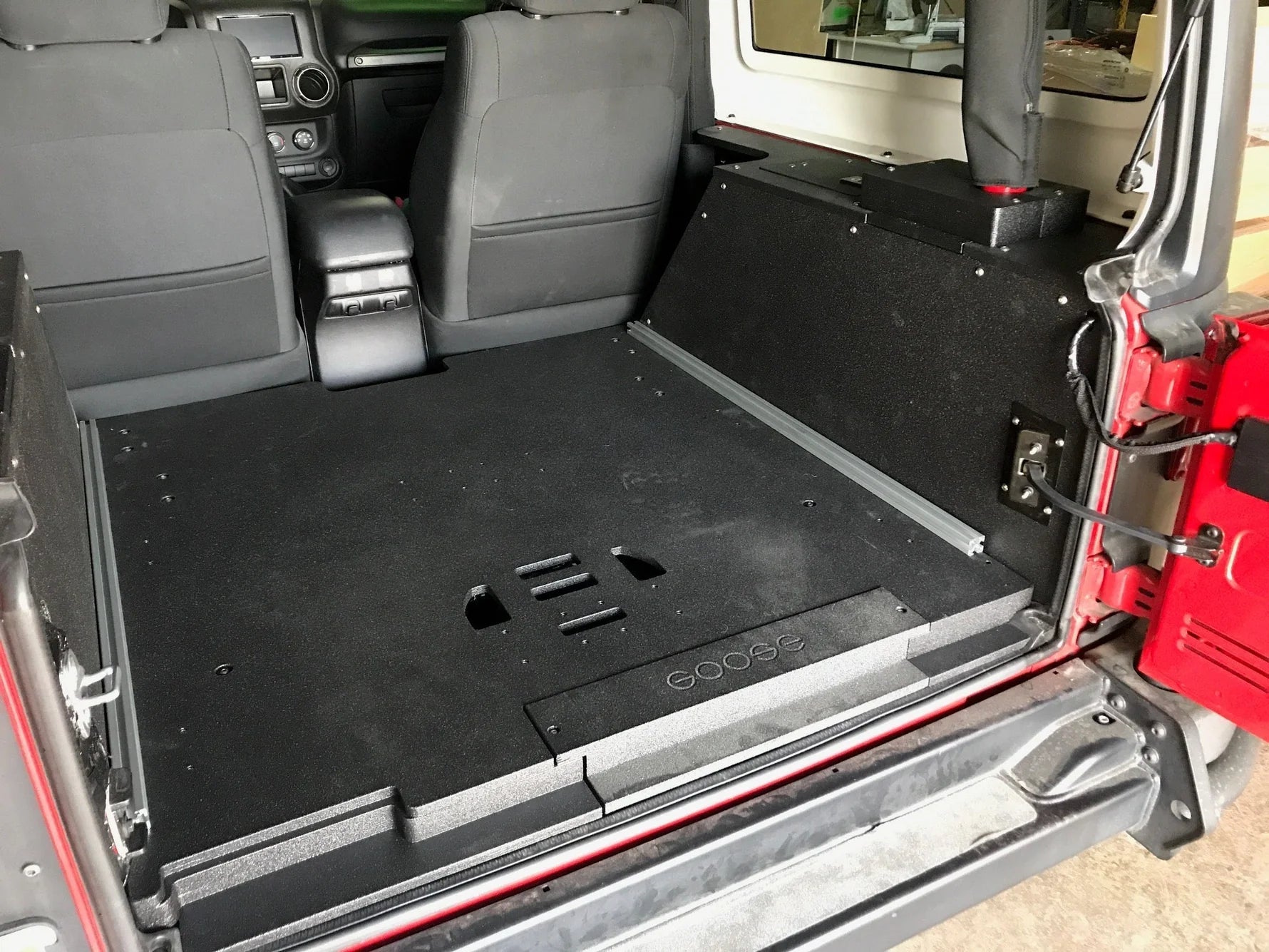 Jeep Wrangler 2007-2018 JK 2 Door - Side Cubbies Front View