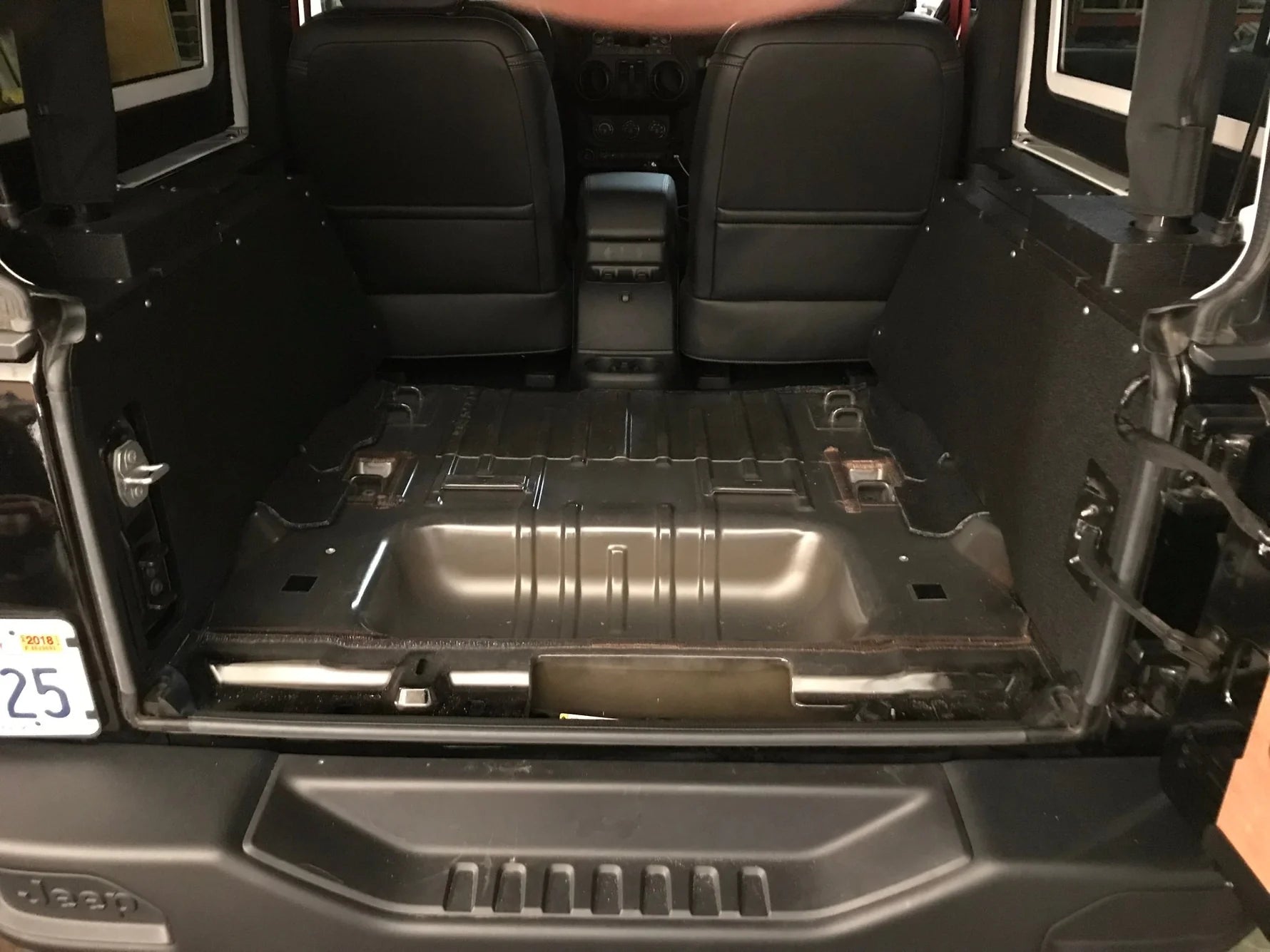 Jeep Wrangler 2007-2018 JK 2 Door - Side Cubbies Front View