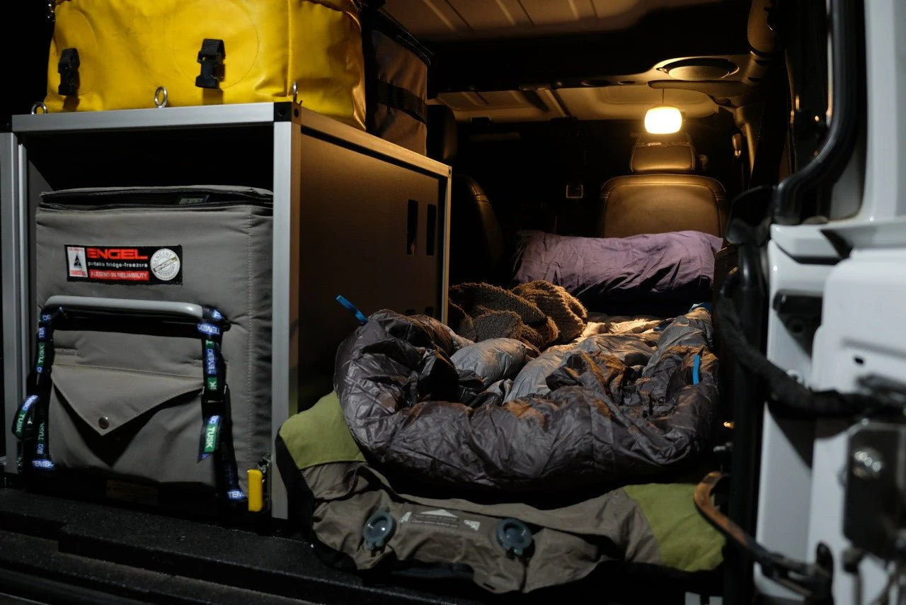 Jeep Wrangler 2007-2018 JKU 4 Door - Second Row Seat Delete Plate System Front View