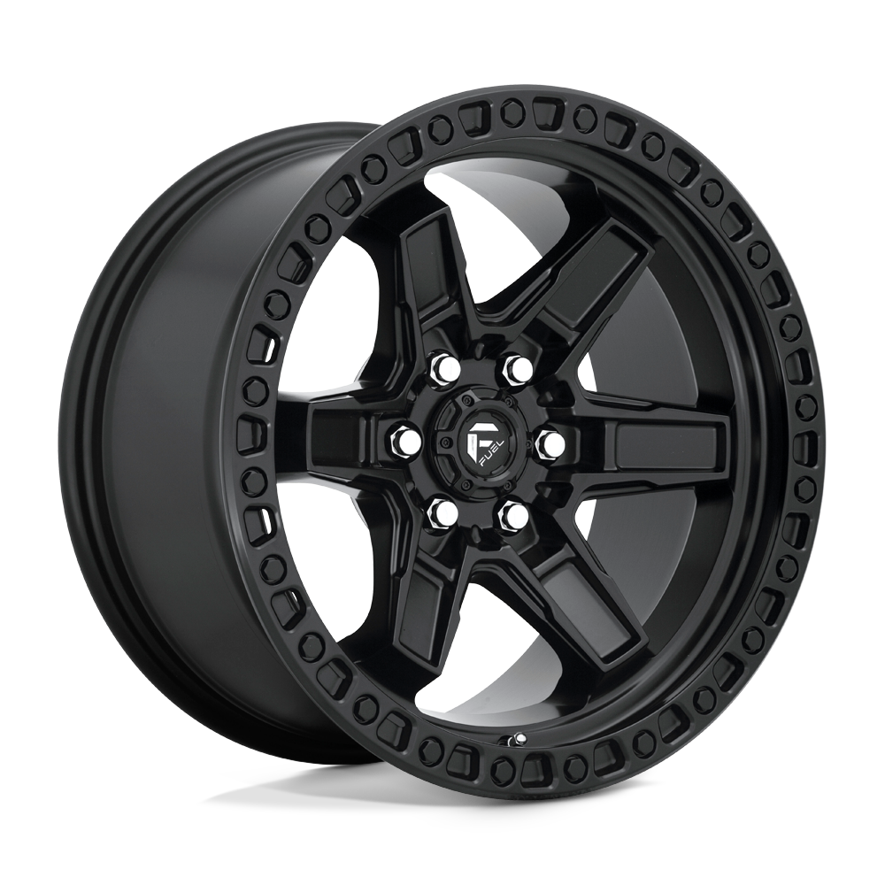 Fuel Wheels | KICKER Front View Black