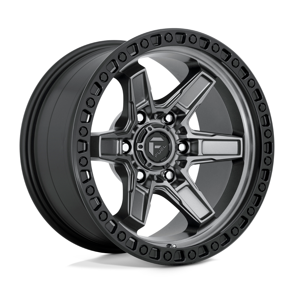 Fuel Wheels | KICKER Front View Grey