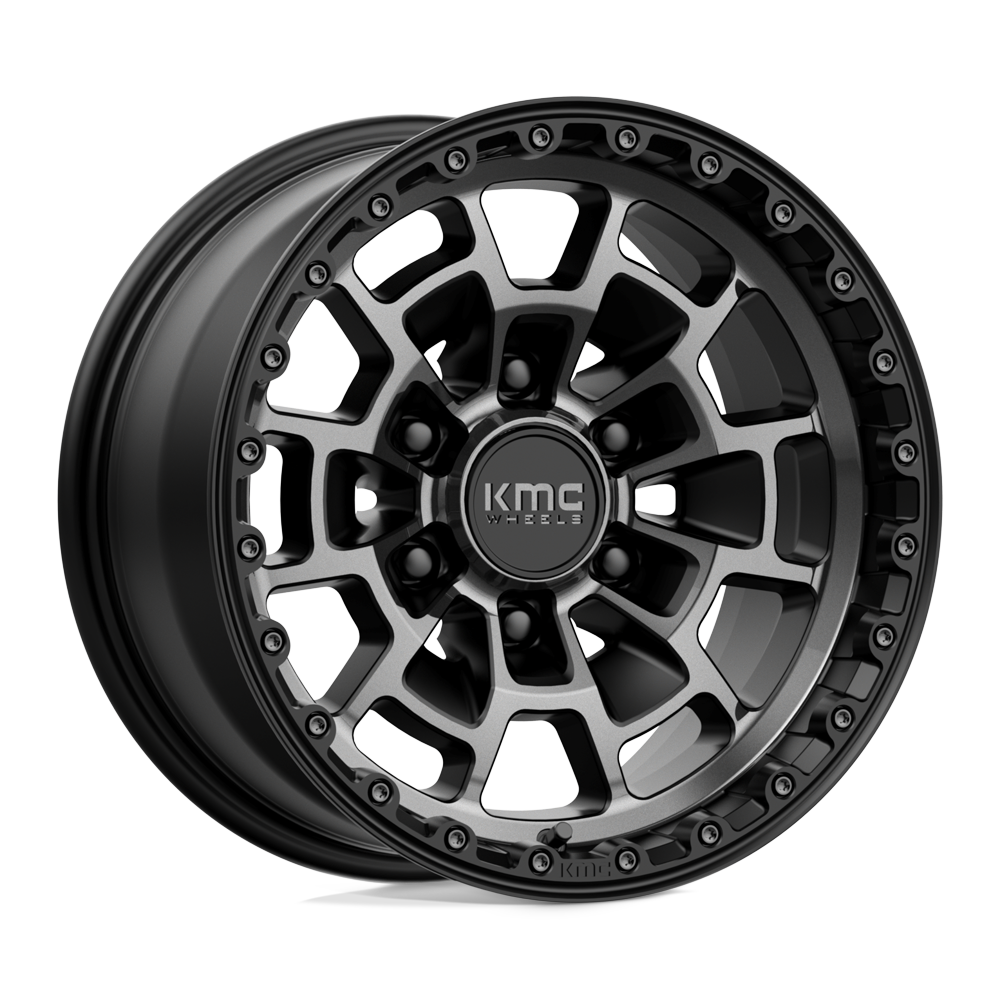 KMC WHEELS | SUMMIT Front View Grey