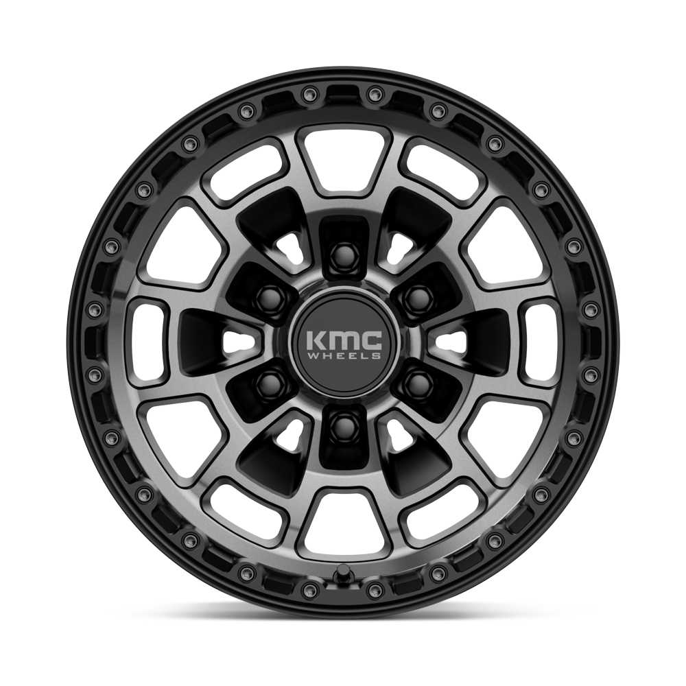 KMC WHEELS | SUMMIT Front View Grey